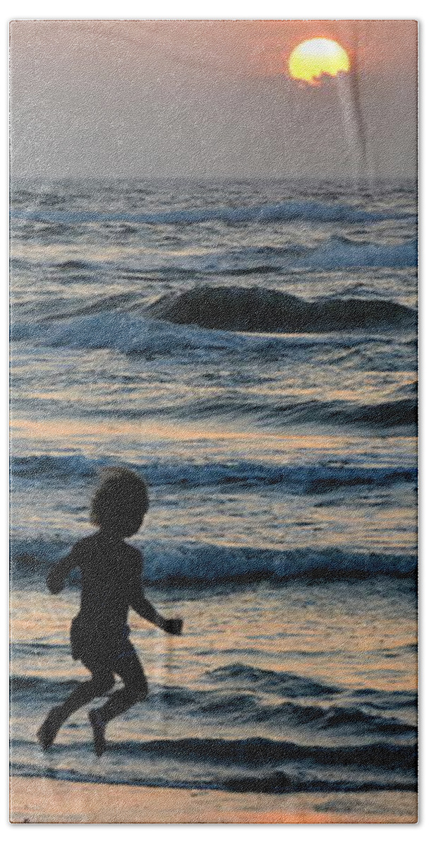 Joy Beach Towel featuring the photograph Jumping for Joy by Debra Martz