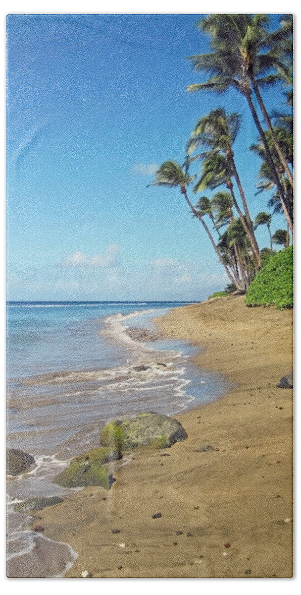 Beach Beach Sheet featuring the photograph Ka'anapali Beach by Shanna Hyatt
