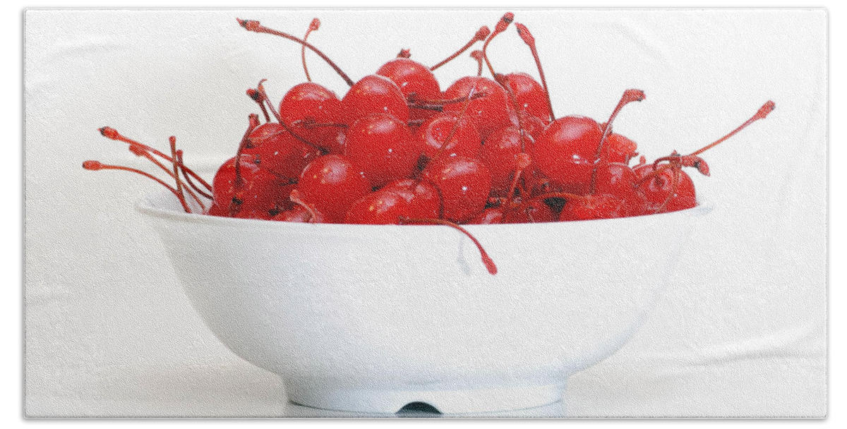Cut Out Beach Towel featuring the photograph Life is Just a Bowl of Cherries 1 by Amy Cicconi