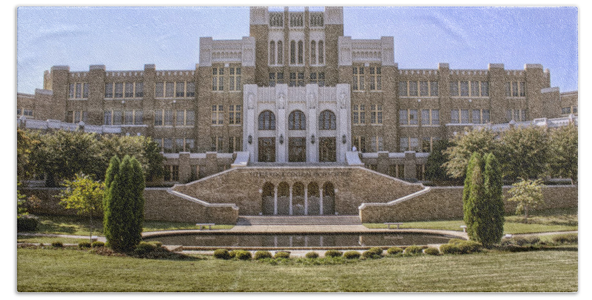 Little Rock Central High School Beach Towel featuring the photograph Little Rock Central High School by Jason Politte