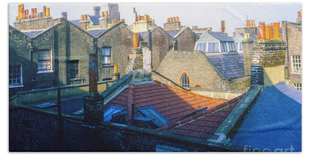 London Beach Towel featuring the photograph London Rooftops by Bob Phillips