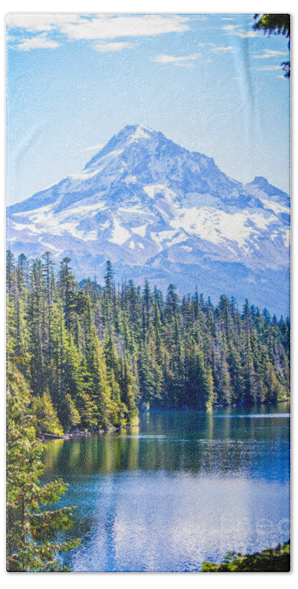 Lost Lake Beach Towel featuring the photograph Lost Lake Morning by Patricia Babbitt