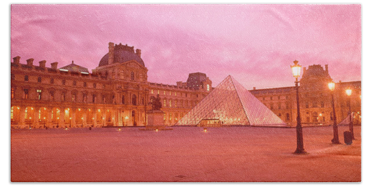 Photography Beach Towel featuring the photograph Low Angle View Of A Museum, Musee Du by Panoramic Images