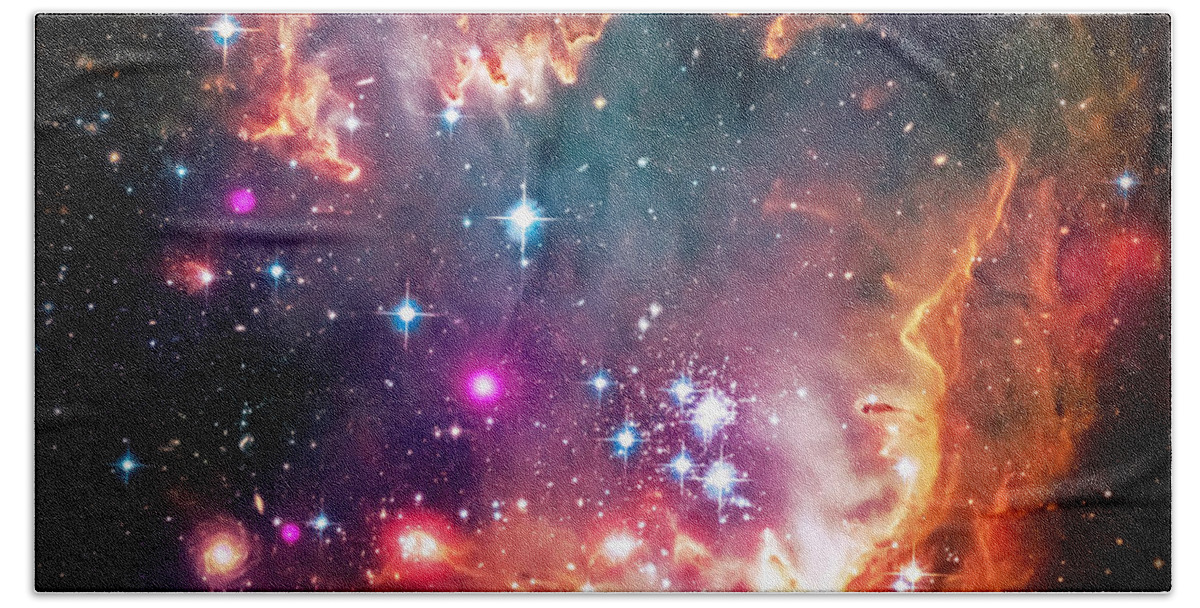 Universe Beach Towel featuring the photograph Magellanic Cloud 2 by Jennifer Rondinelli Reilly - Fine Art Photography