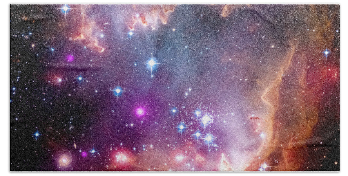 #faatoppicks Beach Towel featuring the photograph Magellanic Cloud 3 by Jennifer Rondinelli Reilly - Fine Art Photography