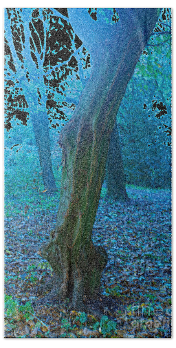 Tree Beach Towel featuring the photograph Magic Forest-6 by Casper Cammeraat