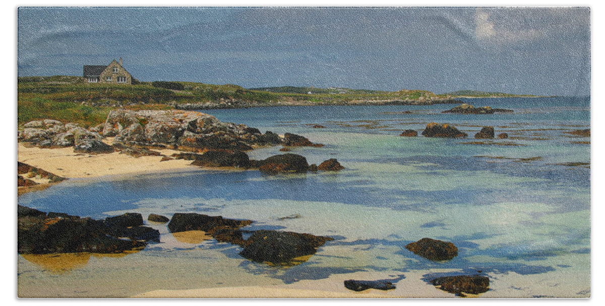 Ireland Beach Towel featuring the photograph Mannin Bay Ireland by Robert Woodward
