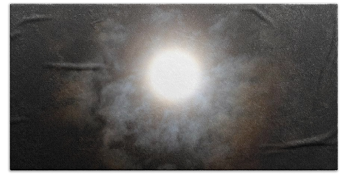 Mesmerizing Moonlight Beach Towel featuring the photograph Mesmerizing Moonlight by Maria Urso