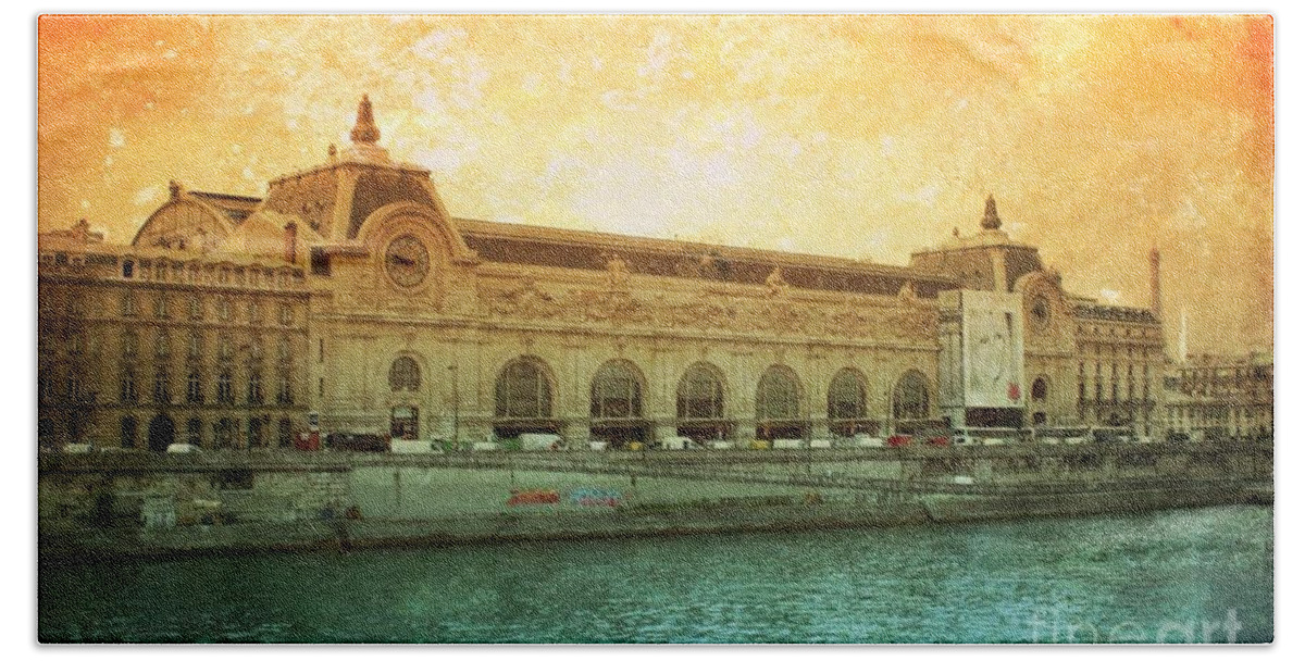 Paris Beach Towel featuring the photograph Musee D'Orsay Old World by Carol Groenen
