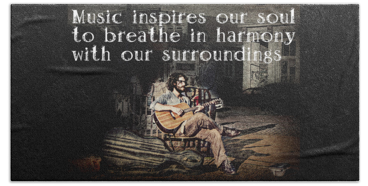 Music Beach Towel featuring the photograph Musical Inspiration by Melanie Lankford Photography