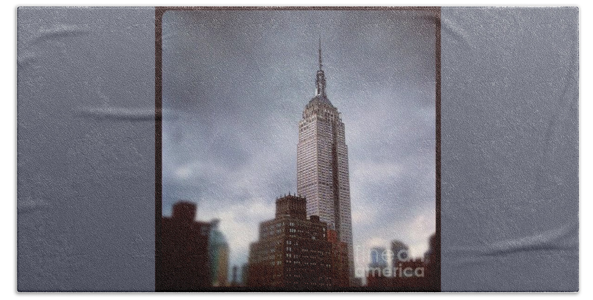 Empire State Building Beach Towel featuring the photograph My Heart by Denise Railey