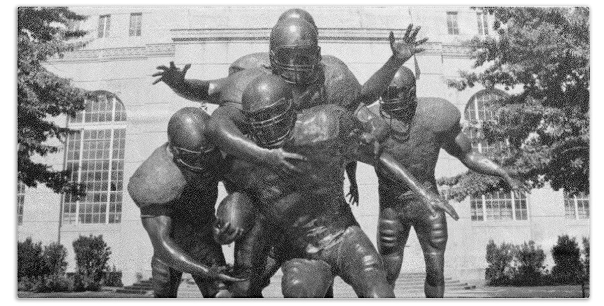 University Of Nebraska Beach Sheet featuring the photograph Nebraska Football by John Daly