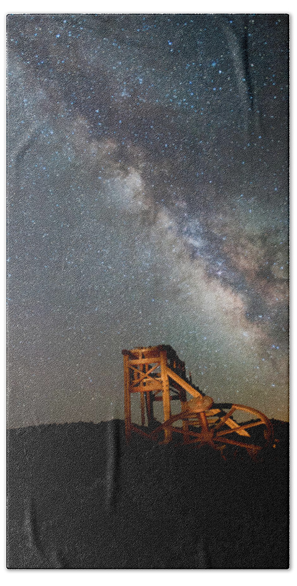 Stars Beach Sheet featuring the photograph Night Shift by Cat Connor
