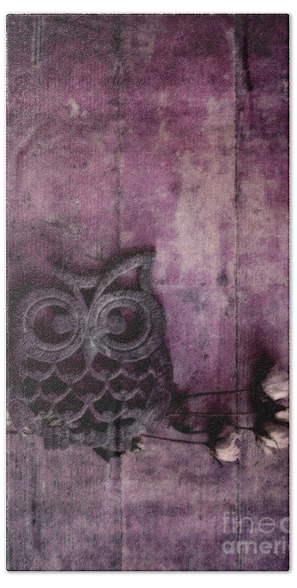 Rose Beach Towel featuring the photograph Nocturnal In Pink by Priska Wettstein