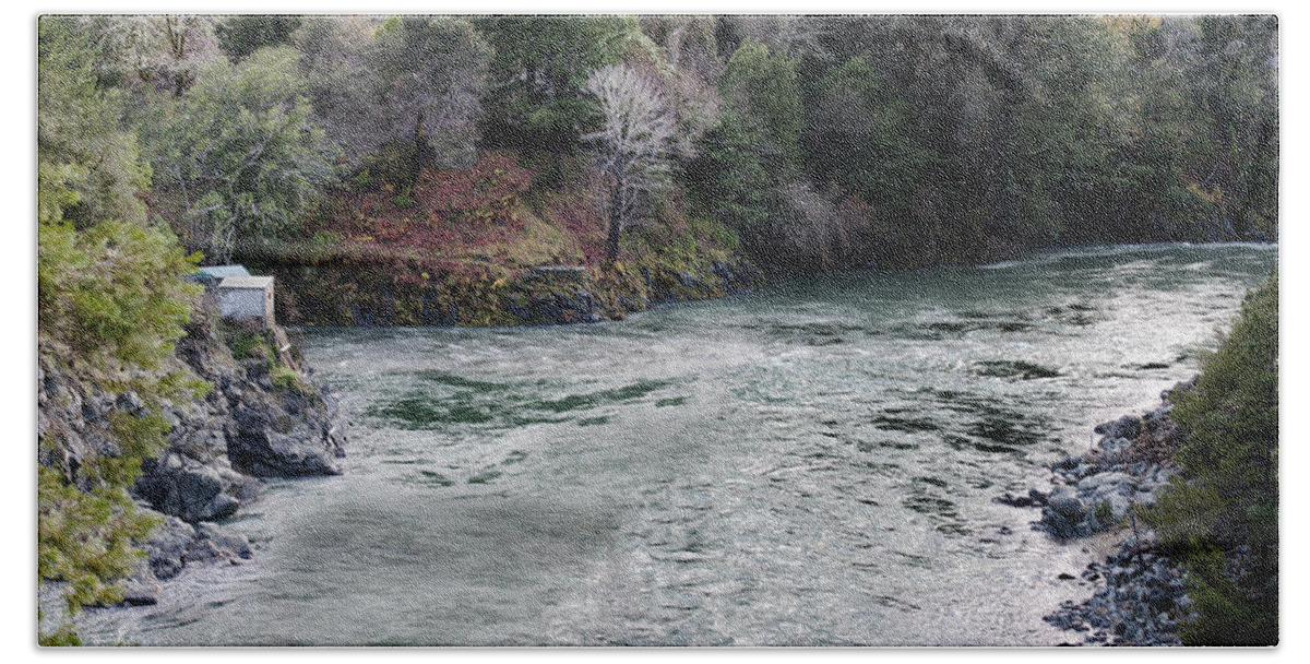 River Beach Towel featuring the photograph North and Middle Fork of Smith River 2 by Betty Depee