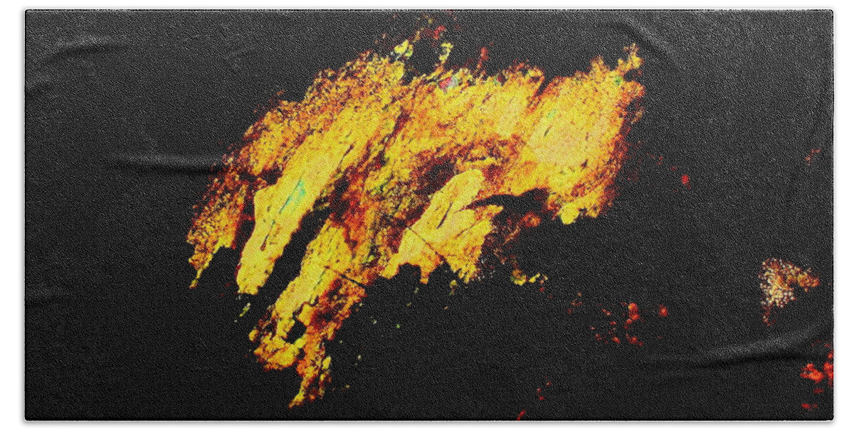 Meteorites Beach Towel featuring the photograph Gold Dust by Hodges Jeffery