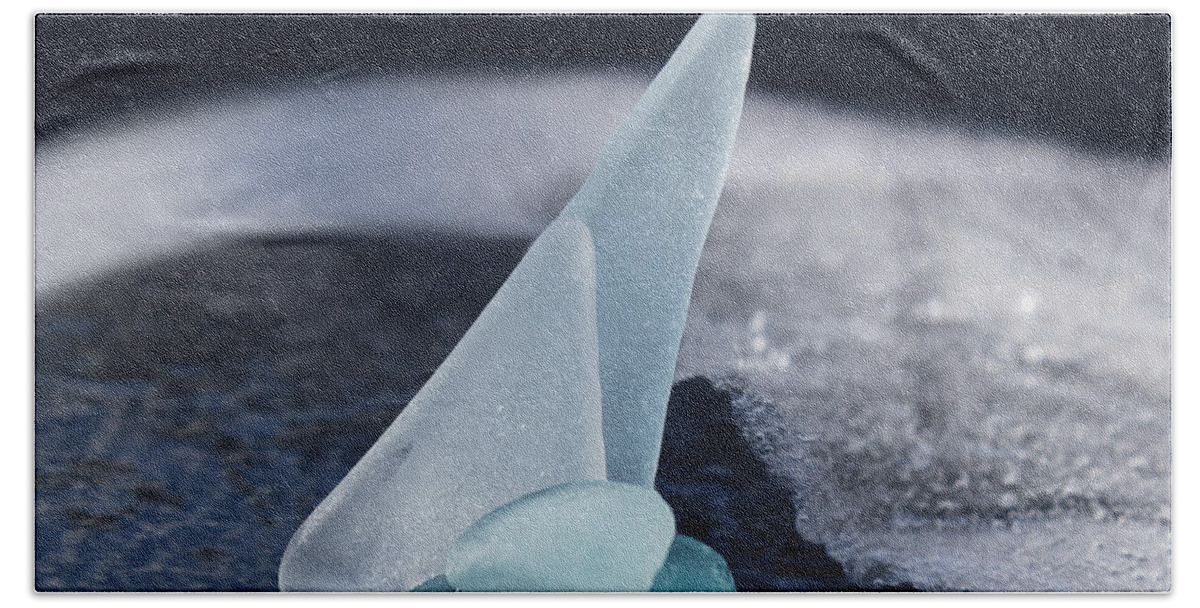 Seaglass Beach Sheet featuring the photograph Northwest Passage by Barbara McMahon