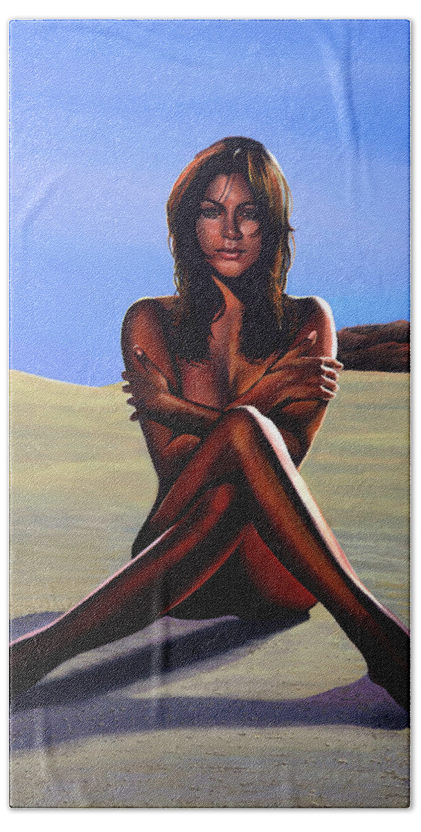 Nude Beach Beauty Beach Towel by Paul Meijering - Fine Art America