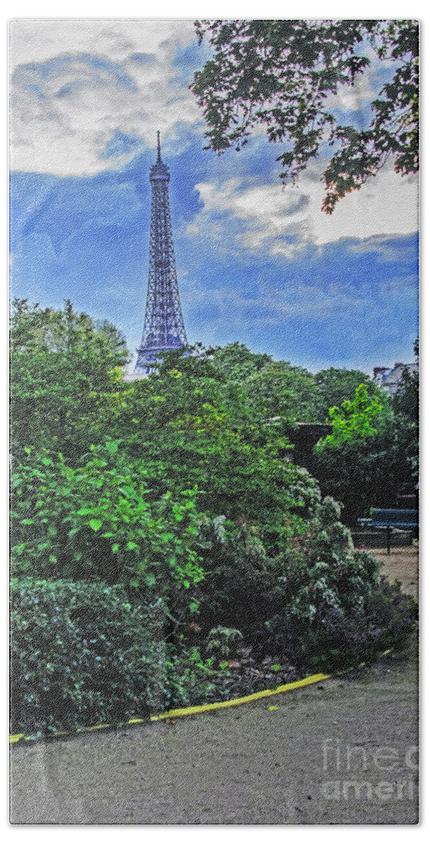 Travel Beach Towel featuring the photograph Path to Tower by Elvis Vaughn