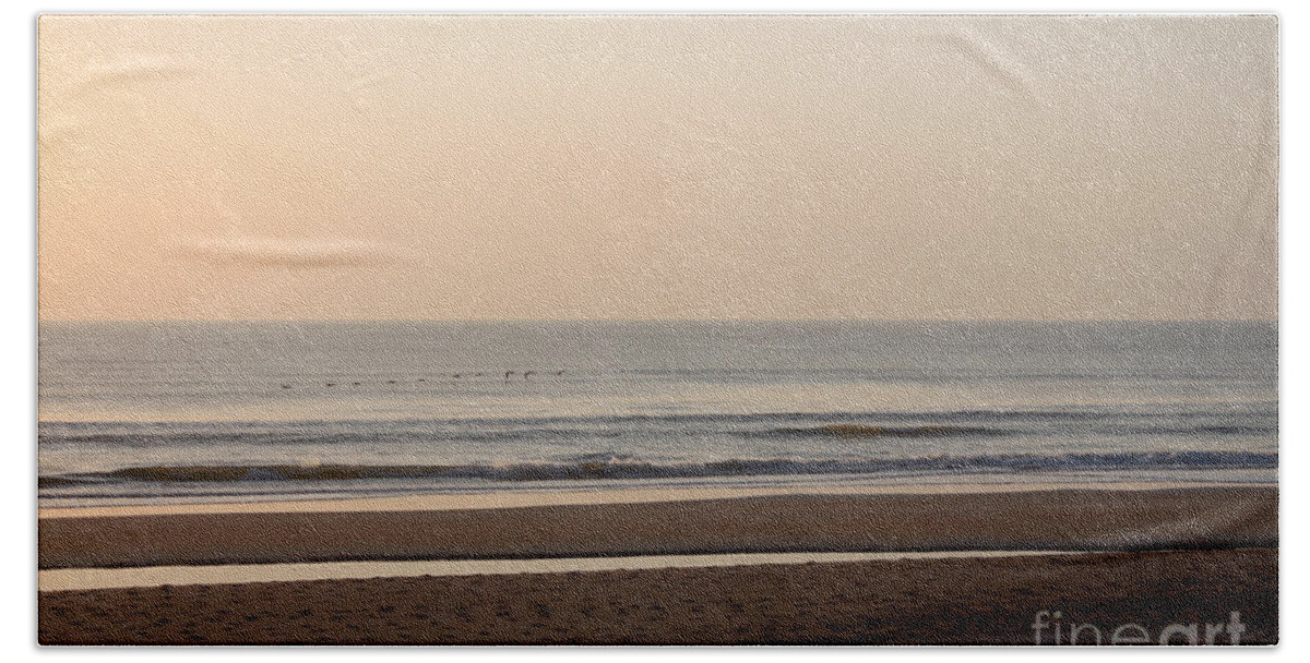 Landscape Beach Towel featuring the photograph Peaceful Sunrise by Todd Blanchard