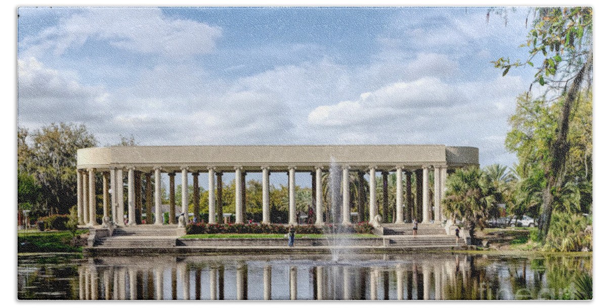 City Park Beach Towel featuring the photograph Peristyle in City Park New Orleans by Kathleen K Parker