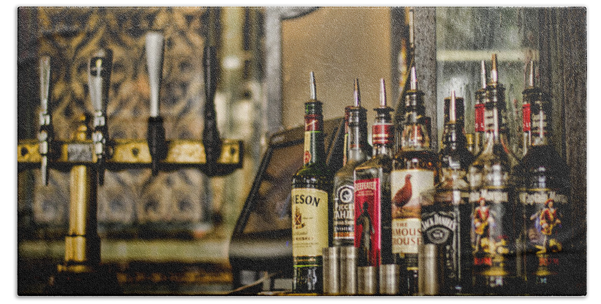 Alcohol Beach Sheet featuring the photograph Pick Your Poison by Heather Applegate