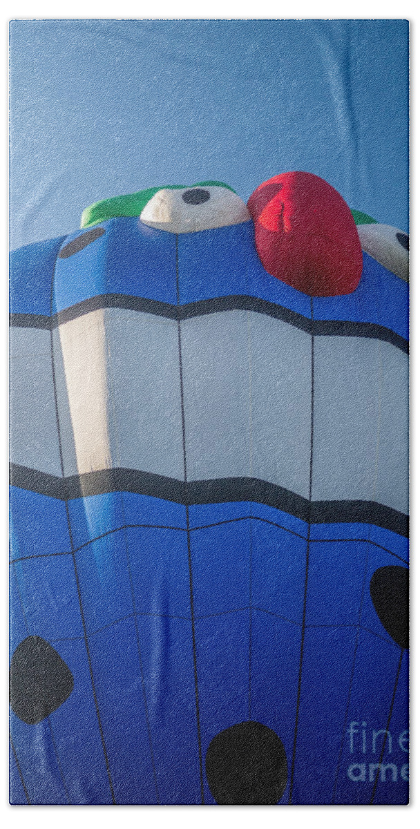 Piko Beach Towel featuring the photograph PIKO the Hot Air Balloon by Edward Fielding