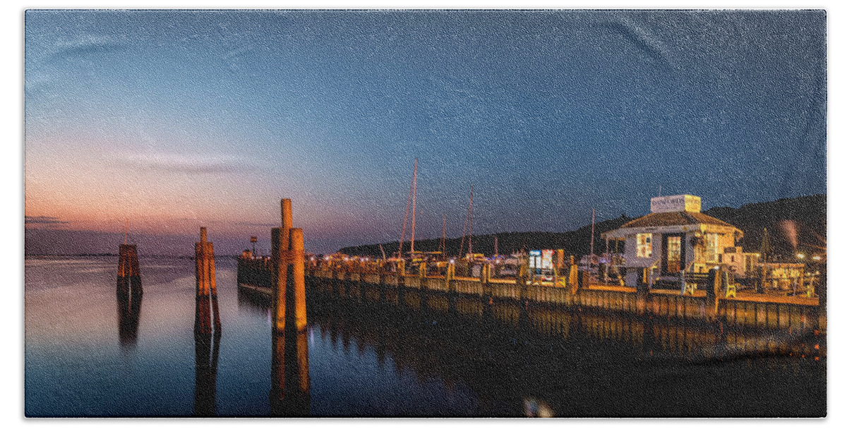 Long Island Beach Sheet featuring the photograph Port Jefferson by Mihai Andritoiu