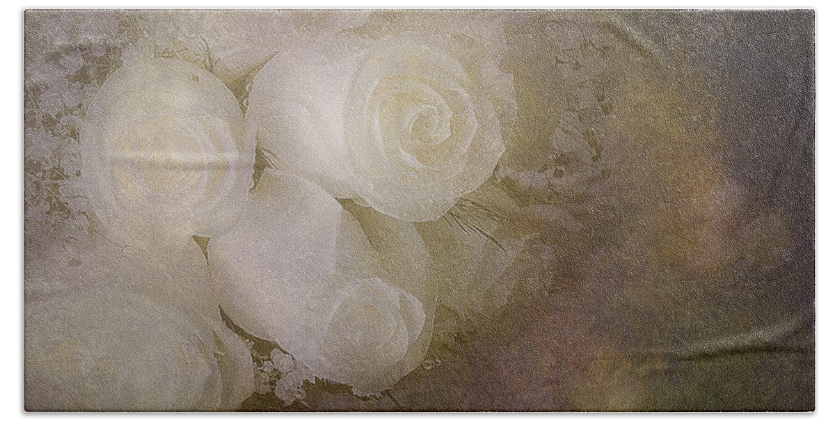 Petals Beach Towel featuring the photograph Pure Roses by Susan Candelario