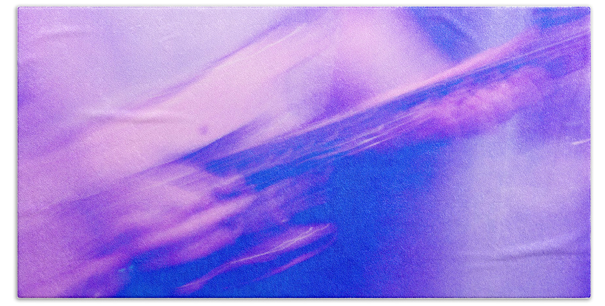 Impressionist Beach Towel featuring the photograph Purple Haze by Alex Lapidus