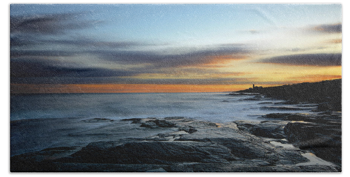 Beavertail Beach Towel featuring the photograph Radiance Of Its Light by Lourry Legarde