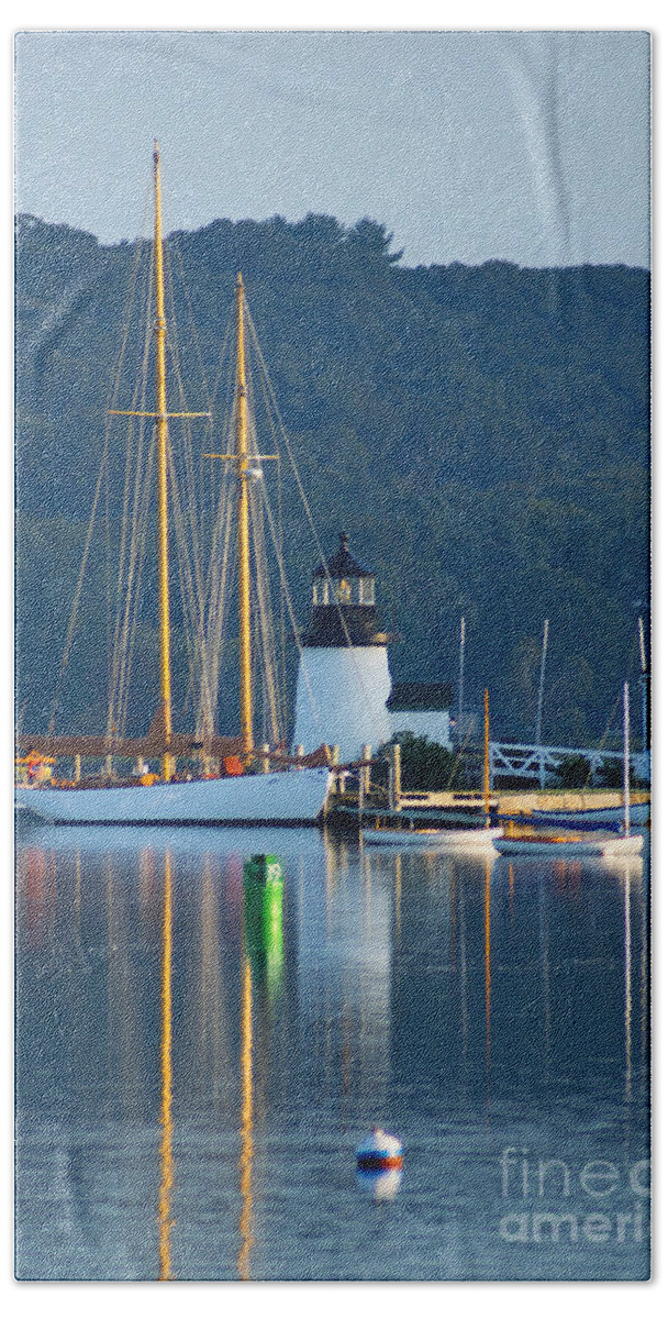 Mystic Beach Towel featuring the photograph Riverview by Joe Geraci