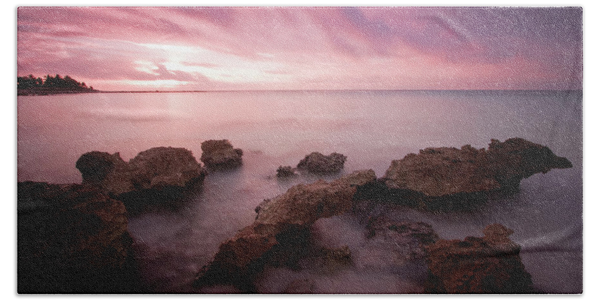 3scape Photos Beach Towel featuring the photograph Riviera Maya Sunrise by Adam Romanowicz