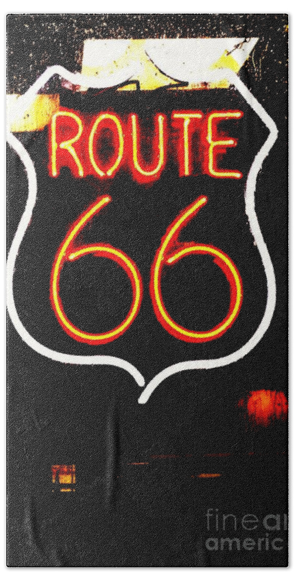  Beach Towel featuring the photograph Route 66 2 by Kelly Awad