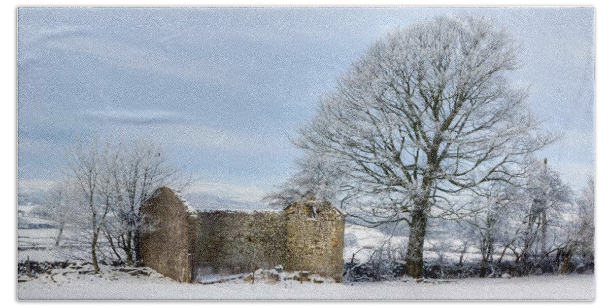 Winter Beach Towel featuring the photograph Rural Winter by David Birchall