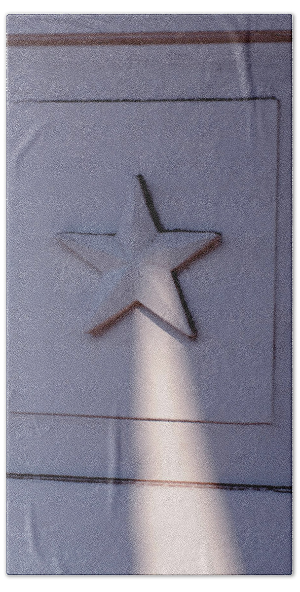Star Beach Towel featuring the photograph Santa Fe Star by Glory Ann Penington