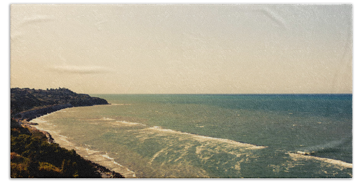 Ortona Beach Towel featuring the photograph Seascape in Italy by AM FineArtPrints