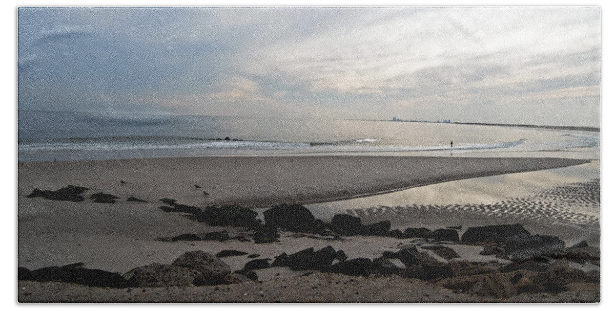 Holgate Nj Beach Towel featuring the photograph Shores of Holgate by Elsa Santoro