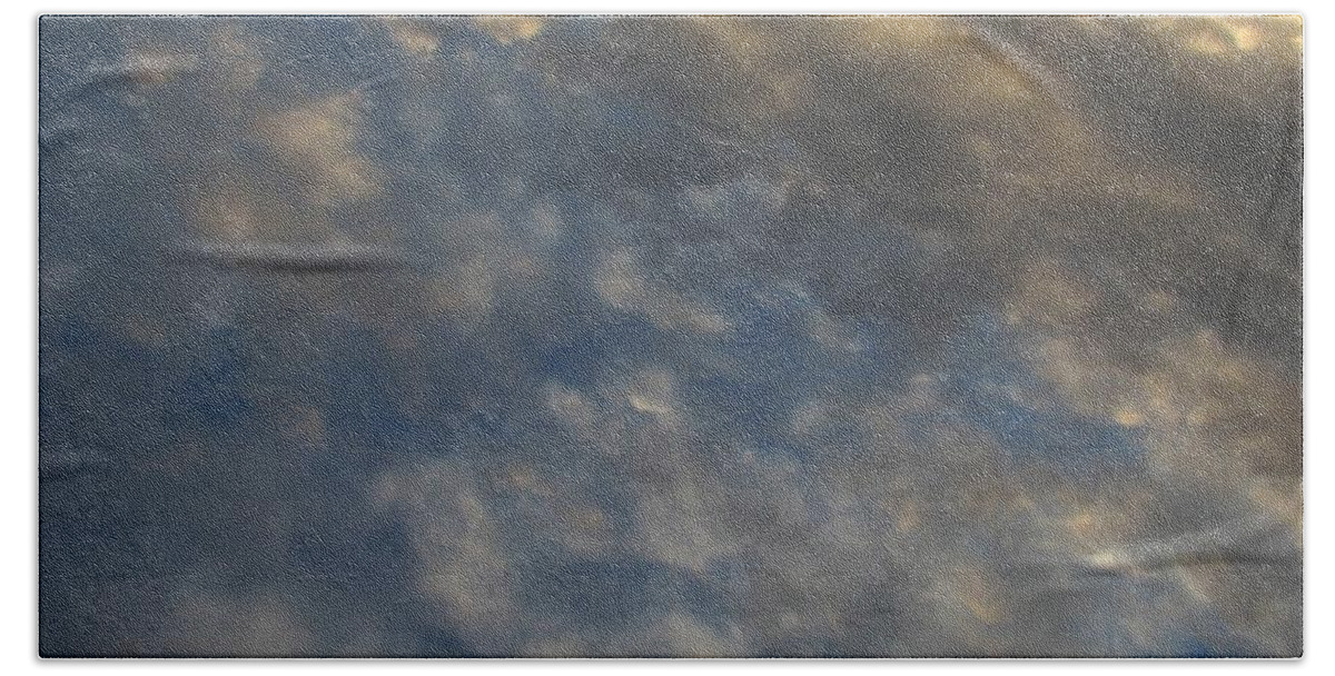 Sky Beach Towel featuring the photograph Solitary by Chris Dunn