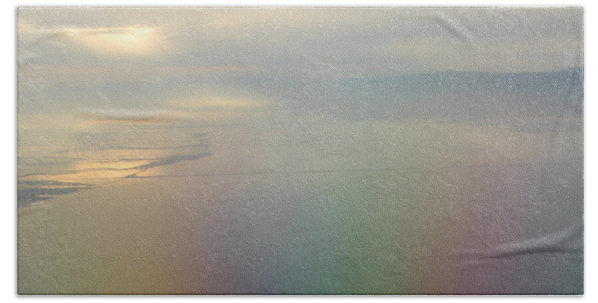Somewhere Over The Rainbow Beach Towel featuring the photograph Somewhere Over The Rainbow by Donna Blackhall