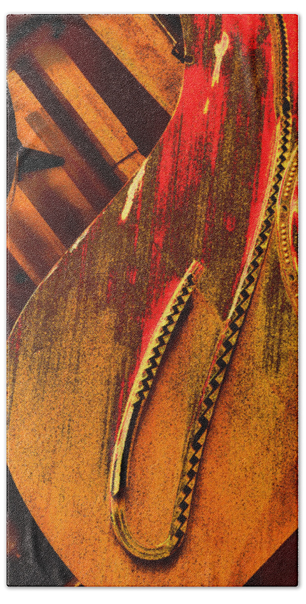 Steinway Piano Beach Sheet featuring the digital art Steinway Piano Golden Inners by Georgianne Giese