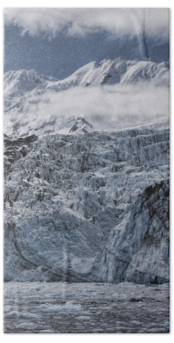 Glacier Beach Towel featuring the photograph Surprise Glacier 2 by Erika Fawcett