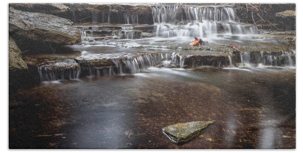Cincinnati Beach Towel featuring the photograph Taylor Creek Falls by Keith Allen