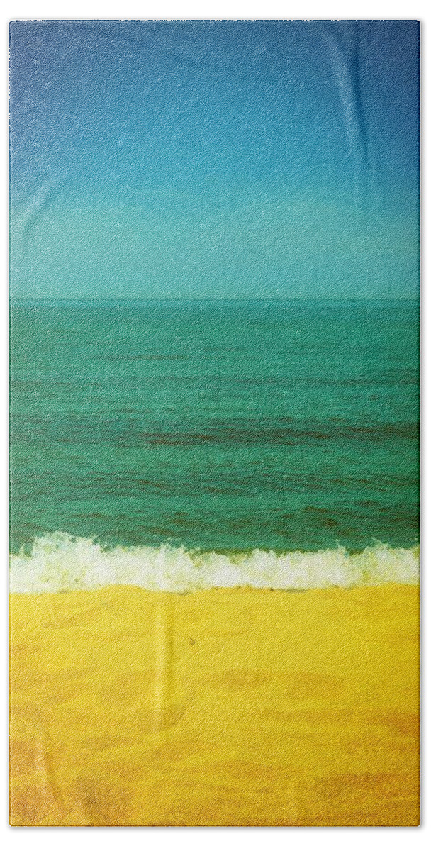 Lake Michigan Beach Towel featuring the photograph Teal Waters by Michelle Calkins