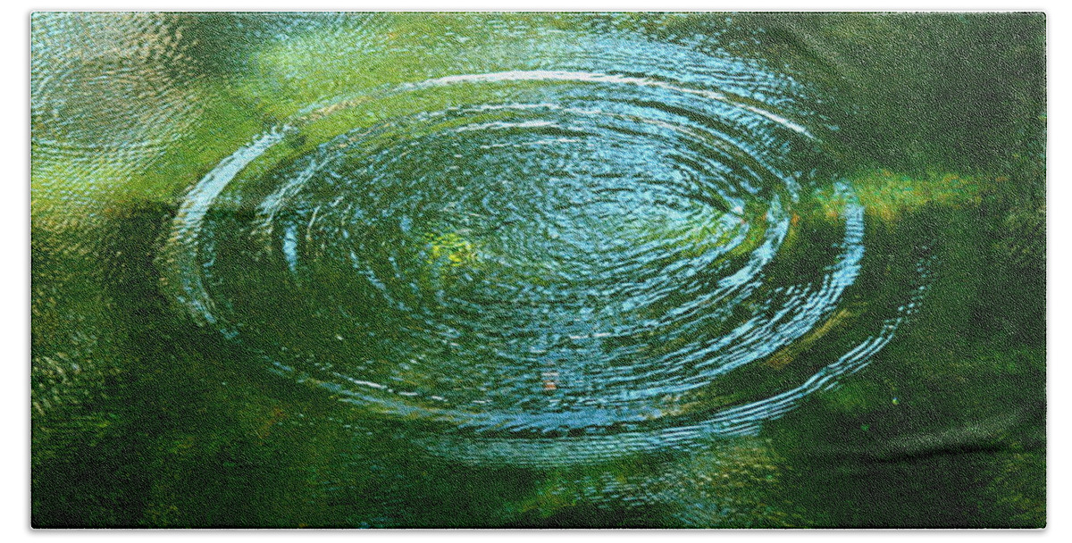 Pond Beach Sheet featuring the photograph The Fish Pond by Lehua Pekelo-Stearns
