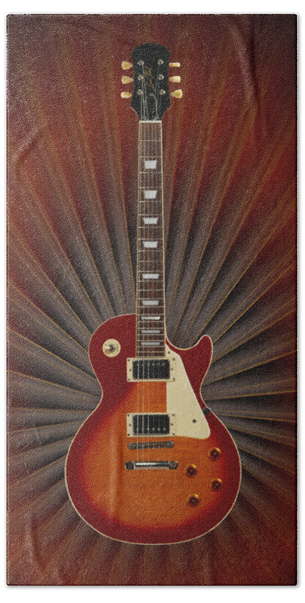 Les Paul Beach Sheet featuring the photograph The Classic by Mike McGlothlen