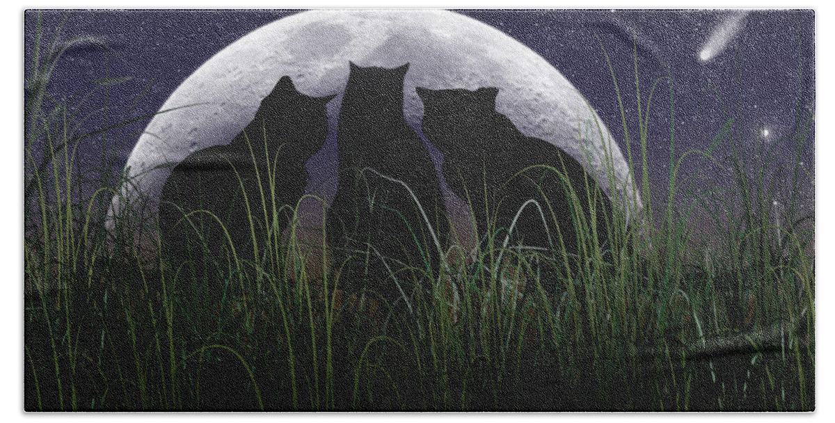 2d Beach Towel featuring the digital art Threefold by Brian Wallace