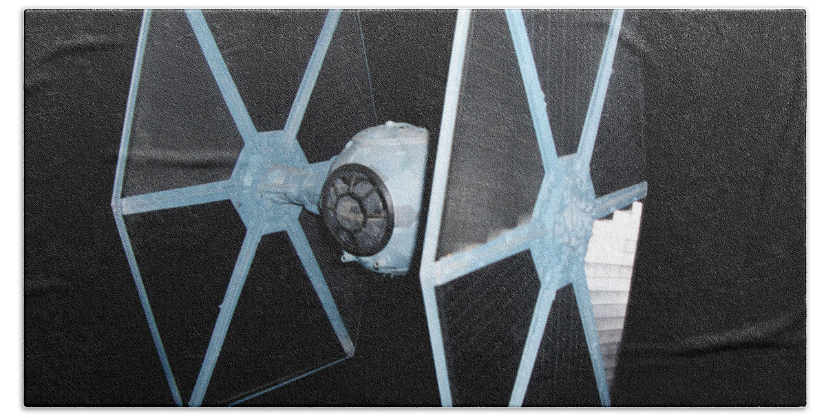 Star Beach Towel featuring the photograph Tie Fighter by Kevin Fortier