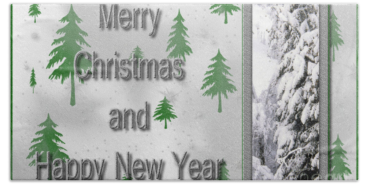 Christmas_tree Beach Towel featuring the photograph Trees for Christmas by Randi Grace Nilsberg