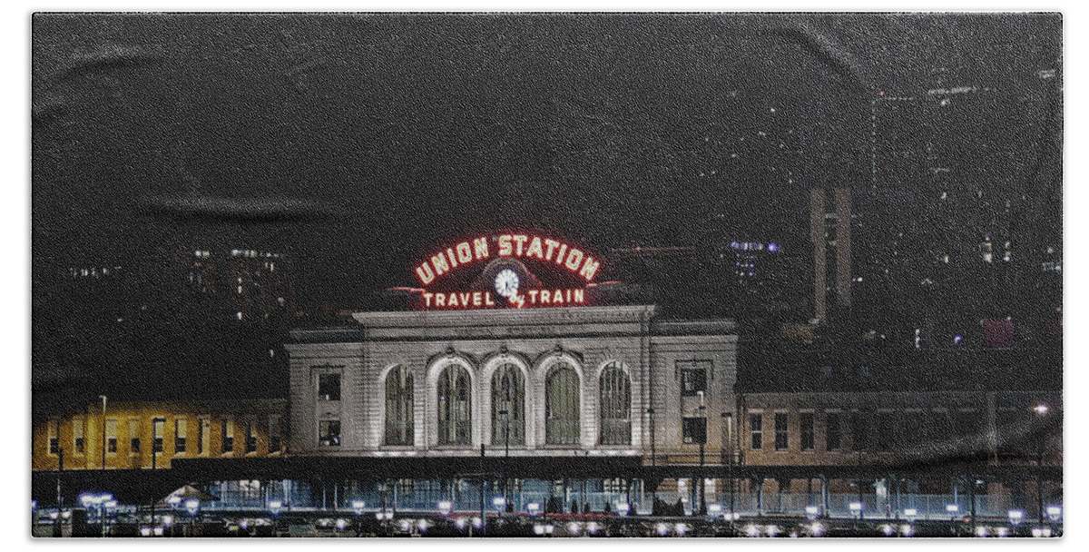 Union Station Beach Towel featuring the photograph Union Station Denver Colorado 2 by Ken Smith